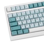 EPOMAKER Iceberg 126 Keys PBT XDA Profile Keycaps Set with Japanese Hiragana for Mechanical Gaming Keyboard, ANSI Layout, Compatible with Cherry Gateron Kailh Otemu MX Structure