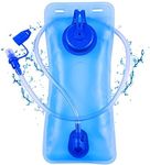 KUYOU Hydration Bladder, 2 Liter Water Bladder Leakproof Water Reservoir Hydration Pack Replacement with Auto Shut-Off Valve for Running Hiking Riding Camping Cycling Fit Most Hydration Pack (Blue)