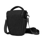 Camera Case Bag Black Waterproof Triangle Shoulder Bag Waist Bag Handbag for Nikon Coolpix P1000, P950, P900 Camera (BG92), Black, Camera Case