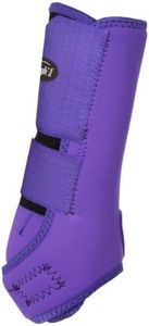 Tough 1 Economy Vented Front Sport Boots, Purple, Medium