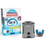 Thermacell Mosquito Repellent Rechargeable Adventure EX-Series EX90; Patio Shield with 9-Hour Battery, Includes 12-Hour Refill, Rubber Armor & Carabiner; Scent Free Bug Spray Alternative