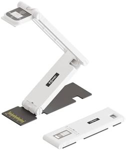 INSWAN INS-Flip 4 USB Foldable 4K Document Camera - Mac, iPad, Windows, Chromebook Compatible for Distance Learning,13MP, Auto Focus, LED, Mic, Portable 0.67lbs, Support Interactive Whiteboards, White