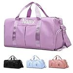 Personalized Duffle Bag Purple Spor