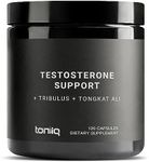 Elite T Formula - Ultra High Potency 200:1 Tongkat Ali, 30:1 Fadogia & 25% Withanolides Ashwagandha - Tribulus with 95% Saponins, Zinc, Boron & Copper - Third-Party Lab Tested - 120 Capsules