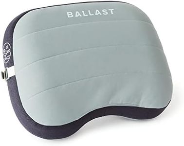 Ballast Beach Pillow – Inflatable Beach Pillow, Camping Pillow, Pool Pillow, Ultra Soft and Durable Pillow That Won’t Blow Away on Windy Beaches (Moonlight Grey)