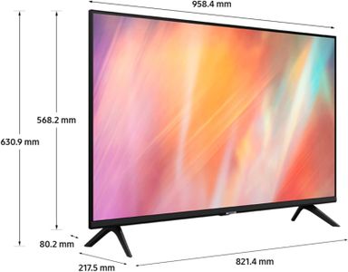 Samsung 43" Crystal UHD 4K Smart TV – HDR, PurColour, Alexa Compatible (2023)