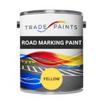Heavy Duty Road Line Car Park Marking Paint (2.5 Litre, Yellow)