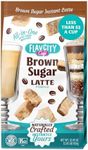 FlavCity Café Brown Sugar Latte - Flavored Instant Coffee Powder Mix with Grass-Fed Whole Milk & Real Molasses - Instant Latte Made from Real Ingredients - All In One, Just Add Water (20 Servings)