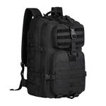 TRAILKICKER Tactical Laptop Backpack Military Backpack for Men Black Tactical Bag Backpack