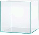 AWXZOM Small Nano Tall Rimless Tank, Small Glass Fish Tank, Small Betta Fish Tank, Small Aquarium, min Fish Bowl, Betta Tank (2 Gallon 7.8 x 7.8 x 7.8inch)