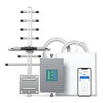 Cell Phone Booster for House Cottage - Boost 4G LTE 3G | High Gain Antennas Up to 4,500 sq ft | Designed for Bell, Rogers, Telus, Fido & More on Band 4/5/7 | ISED Approved