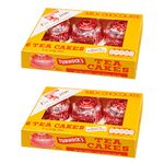 Tunnock's Milk Chocolate Teacakes (6 per pack - 144g) - Pack of 2