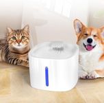 PaWz Pet Water Fountain 3L for Cats and Dogs, Fresh Circulating Water Filtration, Silent Pump with Dry-Run Protection, Water Shortage Light Reminder, Cats Smart Drinking Fountain for Small Dogs, White