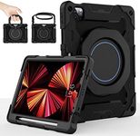 ROISKIN for iPad Pro 11 Kids Case (2022-4th / 2021-3rd),iPad Air 5th/4th Generation Case 10.9 Inch 2022/2020,with Screen Protector Stand Pencil Holder,Heavy Duty Shockproof Cover