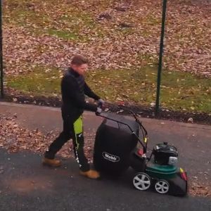 Webb Walk Behind Petrol Garden Vacuum – Powerful Outdoor Leaf Collector