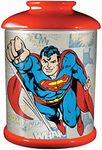Spoontiques Superman Cookie Jar, 9-1/2", Red