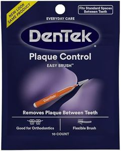 DenTek Easy Brush Advanced Clean Interdental Cleaners, Standard, 10 Count
