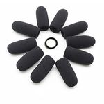 Saidbuds 10 Pack Soft Mic Foam Covers Windscreens for David Clark M-4/M-7 Lightspeed Aviation Headsets Microphone