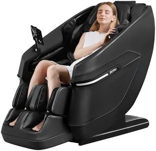 ROTAI Massagesessel 3D mit Zero-Gravity & Lendenwärme, Fußrollen & Bluetooth – 19 Auto-Programme, 6 Modi, 5 Geschwindigkeiten für Schulter- & Nackenentspannung