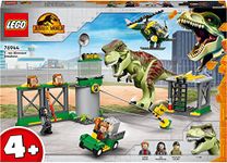 LEGO Jurassic World T. rex Dinosaur Breakout 76944 Building Kit (140 Pieces)