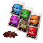 THE BILTONG SHOP - 6 x 68g Bags Ultimate Slices Selection British Beef Biltong Slices. High Protein Savoury Low Carb Snack