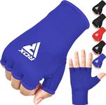 RDX Boxing Hand Wraps Inner Gloves for Punching - Half Finger Elasticated Bandages under Mitts Fist Protection - Great for MMA, Muay Thai, Kickboxing, Martial Arts Training, Combat Sports