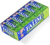 Falim Sugarless Sugarfree Plain Chewing Gum Mint Flavoured 1 Box of (100 Pieces) 20 packs of 5 chewing gums mastic style turkish gum