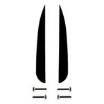 Hyperlite P-Wing (2 Pack) Wakeboard Fins Sz 0.8in