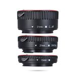 Festnight Extension Tube Set 3-Piece Lens Extension Tubes with Storage Bag for Camera Compatible for Canon All EF and EF-S Lenses