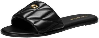 Coach Women's Holly Sandal, Black, 