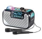 VTech Super Sound Portable Bluetooth Karaoke, 2 Microphones Included, Party Lights