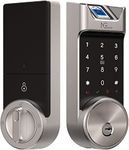 NGTeco Keyless Entry Door Lock, Smart Fingerprint Door Lock for Front Door, Electronic Security Touch Keypad Locks with Code, Bluetooth APP, IC Card, Backup Key