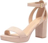 CL by Chinese Laundry Women's Platform Sandal Heeled, Nude, 7 Wide