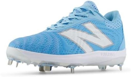 New Balance Men's FuelCell 4040 V7 Metal Baseball Shoe, Team Sky Blue/Optic White, 10