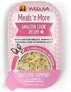 Weruva Meals 'n More Natural Wet Dog Food, Amazon Livin' Plus Digestive Support, 3.5oz Cup (Pack of 12)