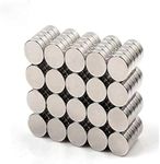 150Pieces 5x1mm Brushed nickel pawn type magnetic push pin, refrigerator magnet, office magnet, dry erase board magnetic needle, whiteboard magnet, round stainless steel magnet,5x1mm (0.2 inch)