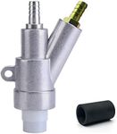 Sandblaster Soda Blaster Gun Kit with Boron Carbide Nozzle Air Sandblasting Gun for Dust Removal Portable Stainless Sand Blaster Gun Set (6mm)