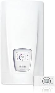 CLAGE DSX Touch vollelektronischer Hightech Durchlauferhitzer, 18-27kW, Touchdisplay, ECO-Mode, Fernbedienung+WLAN+Bluetooth, Automatikmodus, immer gradgenau 20-60°C, VDE-GS geprüft