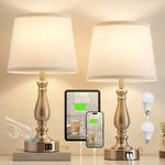 Table Lamps for Bedrooms Set of 2 -