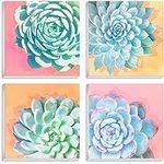 4 Pack 10"x 10" Framed Paint by Num