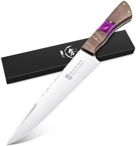 Dragon Creek 8.5" Boning Knife for Meat Cutting, Japanese Brisket Slicing, Trimming Vegetables, Razor Sharp, Hand Forged Full Tang Deboning Fillet Gyutou Knife Gift Idea