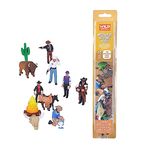 Wild Republic 20817 Wild West Cowboy Nature Tube, Ten pcs