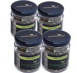 Sunshine Tea Yerba Mate Elixir � 40gm Tea JAR (Set of 4 Jar's) Blended with Ginger, Tulsi, Saffron & Green Tea