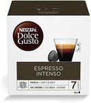 NESCAFÉ Dolce Gusto Espresso Intenso Coffee Capsules Box of 16 Servings