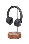 Deseno TWN Headphone Stand Tabletop Wooden Headset Holder for Gamers & Music Lovers Computer Table Desk Organizer Hanger & Accessory Headset Holder for Home Office Gaming & Internet Calling 10 inch