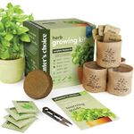 Indoor Herb Garden Starter Kit - Coolest Gifts for Women - Birthday Gifts for Her - House Warming Gift New Home for Plant Lovers - Womens, Wife, Mom Gifts - House Plants- Gardening Herbs Plants Live