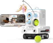 PICKFUN Self-Moving Pet Camera AI-Powered Rover with Auto Tracking & Patrol, 2K Live View, Night Vision, 2-Way Talk, and Auto-Recharge