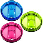 30 oz Tumbler Lids Set of 3 Fit for YETI Rambler, Ozark Trail, Rtic and More, maxin Spill Proof and Splash Resistant Lids Covers