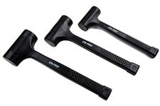 US PRO 1664 3pc Rubber mallets Hammers, Black