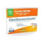 Boiron Oscillococcinum 12 doses Homeopathic Medicine for Flu-like Symptoms; Reduces the duration of flu-like symptoms such as body aches headaches fever and chills; Kosher